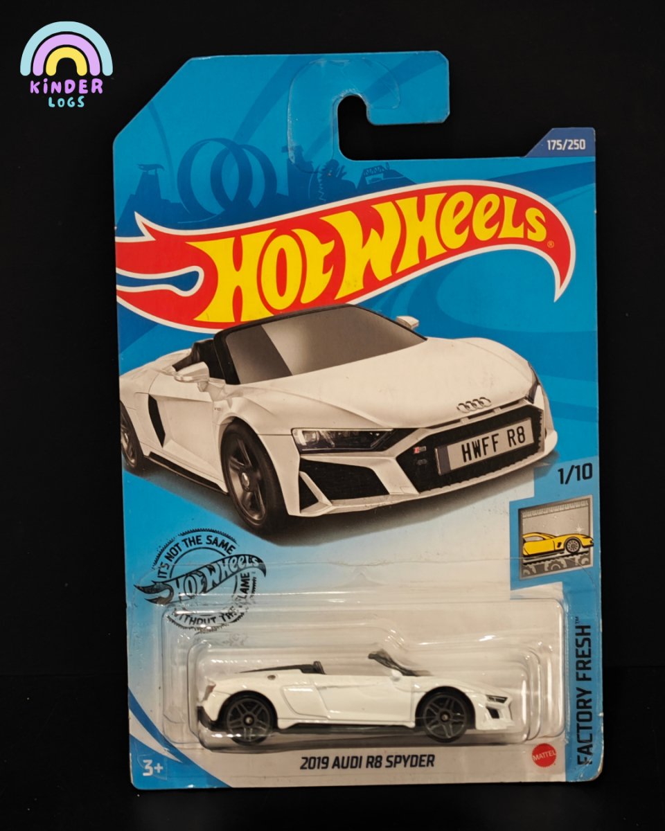 Hot Wheels 2019 Audi R8 Spyder - Kinder Logs