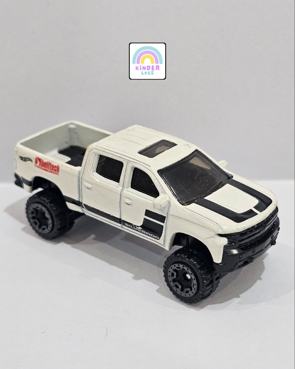 Hot Wheels 2019 Chevy Silverado Trail Boss LT White Uncarded Buy at Kinder Logs in India