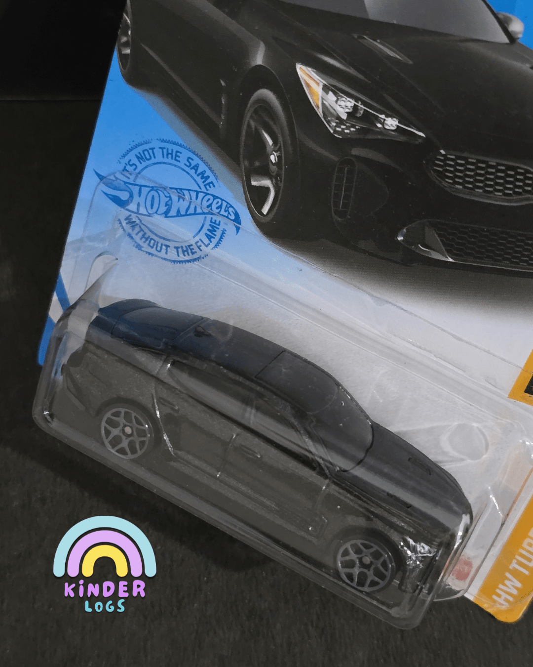 Hot Wheels 2019 Kia Stinger GT - Black (Imported) - Kinder Logs