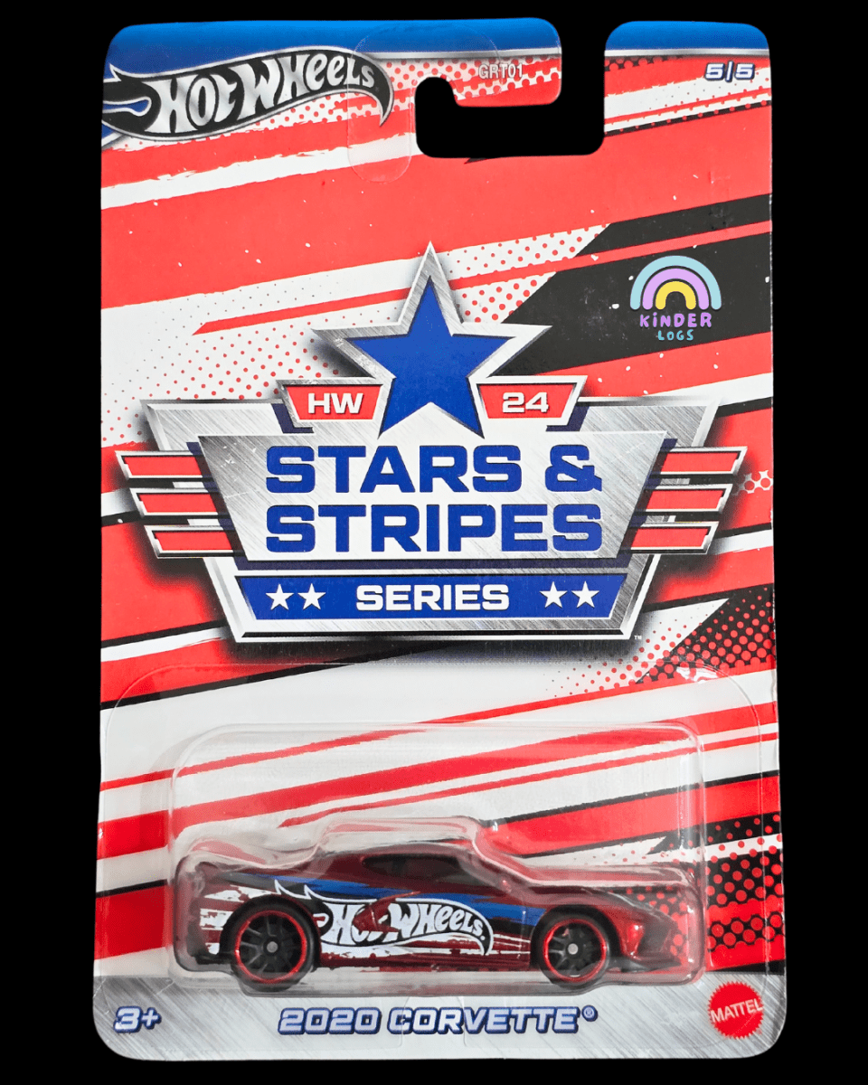 Hot Wheels 2020 Corvette - Stars And Stripes Series (Imported) - Kinder Logs