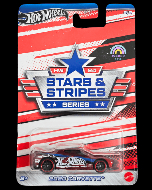 Hot Wheels 2020 Corvette - Stars And Stripes Series (Imported) - Kinder Logs