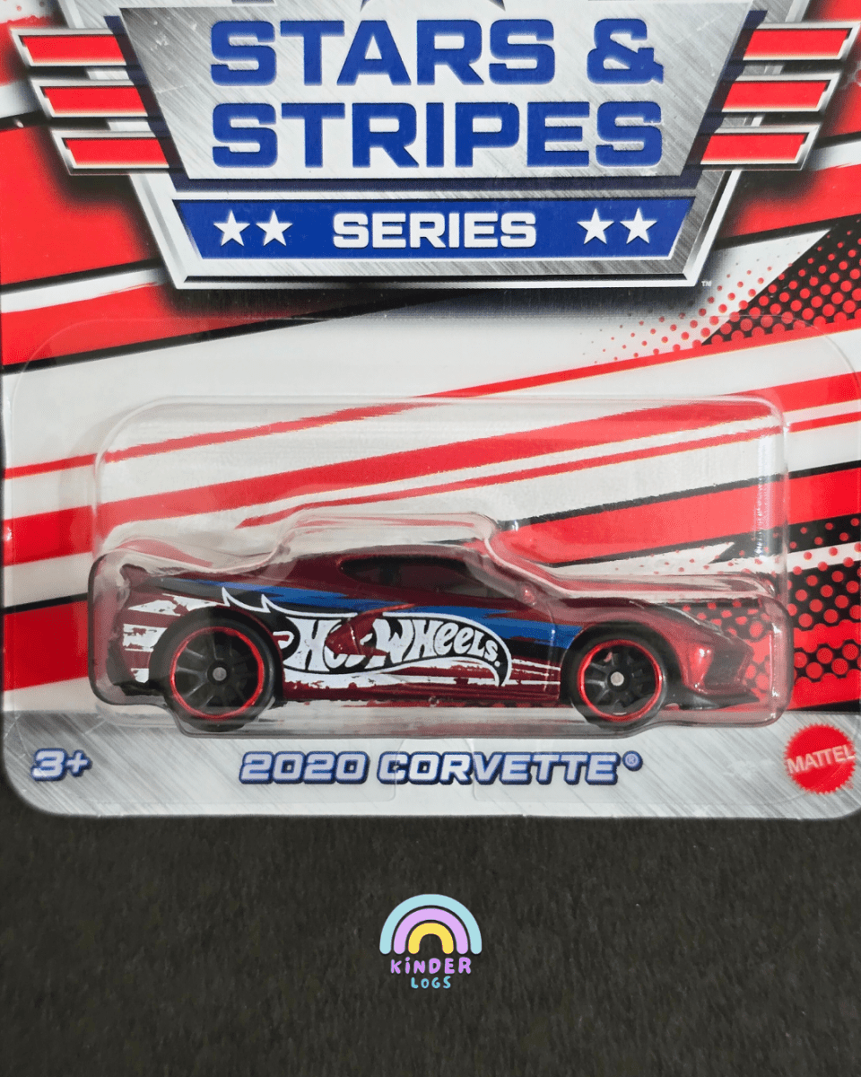 Hot Wheels 2020 Corvette - Stars And Stripes Series (Imported) - Kinder Logs