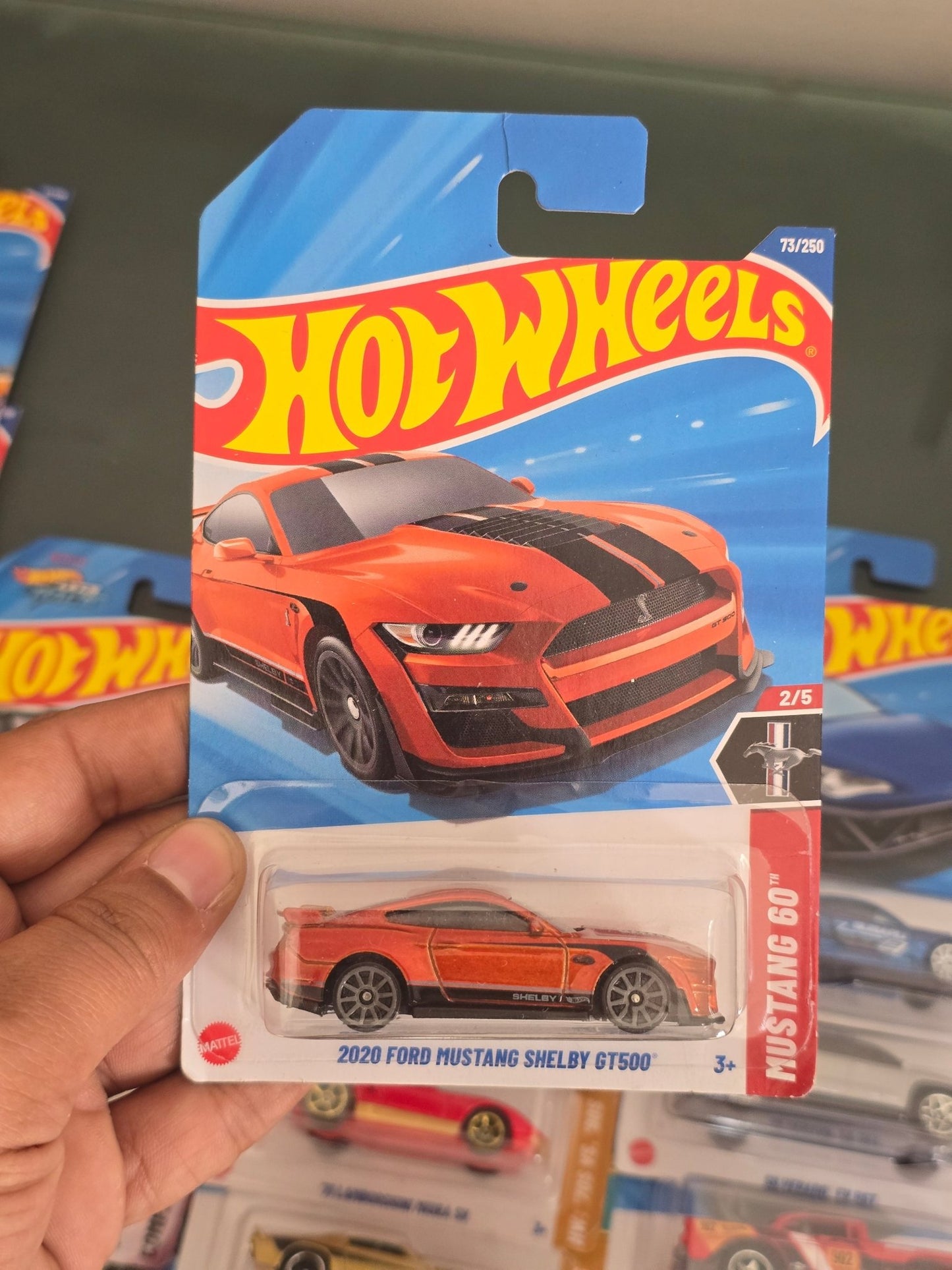 Hot Wheels 2020 Ford Mustang Shelby GT500 (Imported) - Kinder Logs