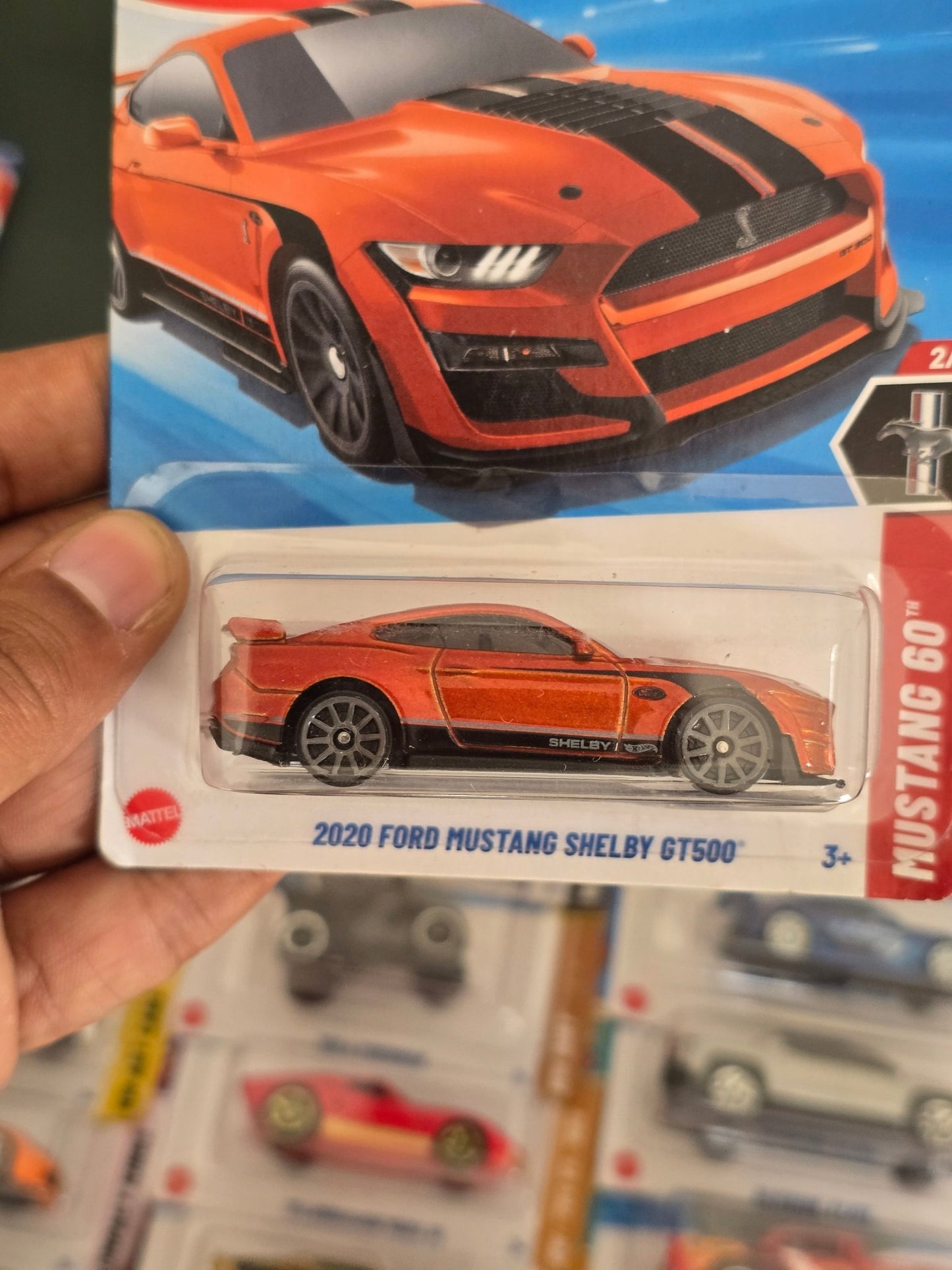 Hot Wheels 2020 Ford Mustang Shelby GT500 (Imported) - Kinder Logs