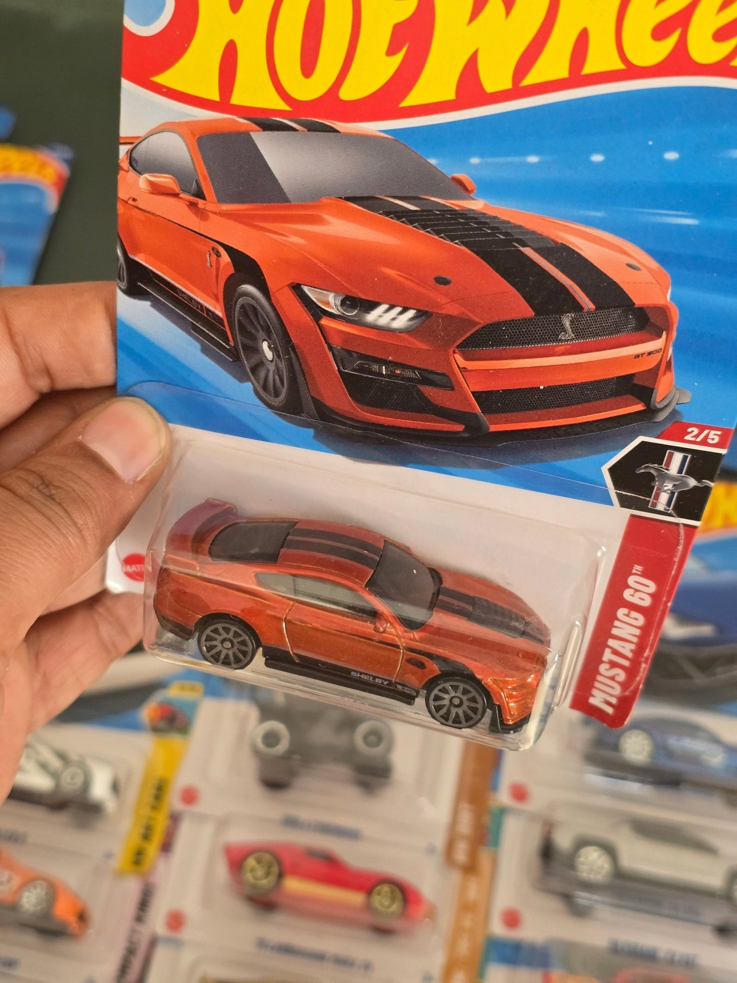 Hot Wheels 2020 Ford Mustang Shelby GT500 (Imported) - Kinder Logs