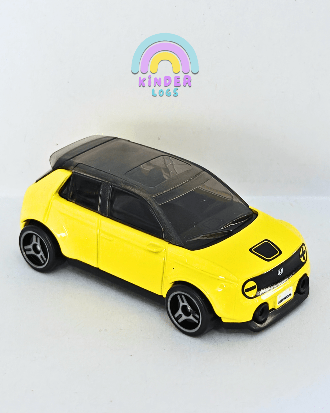 Hot Wheels 2020 Honda E Custom - Yellow (Uncarded - New) - Kinder Logs