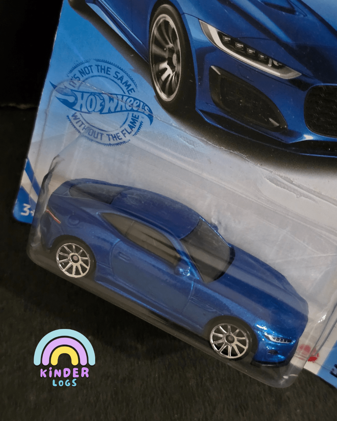 Hot Wheels 2020 Jaguar F - Type - Blue (Imported) - Kinder Logs