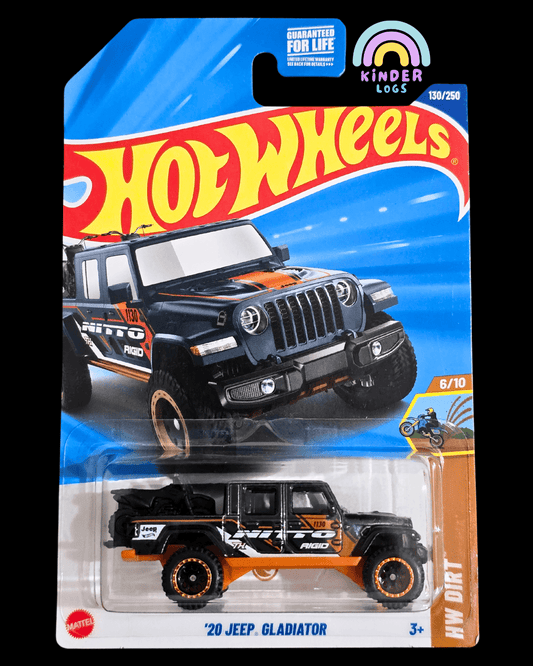 Hot Wheels 2020 Jeep Gladiator Super Treasure Hunt (STH) - Imported - Kinder Logs