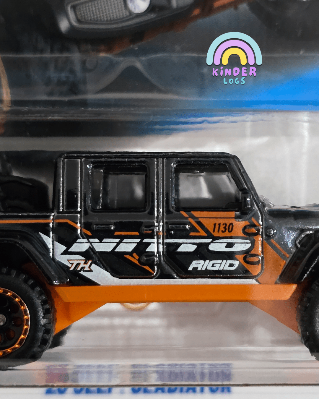 Hot Wheels 2020 Jeep Gladiator Super Treasure Hunt (STH) - Imported - Kinder Logs