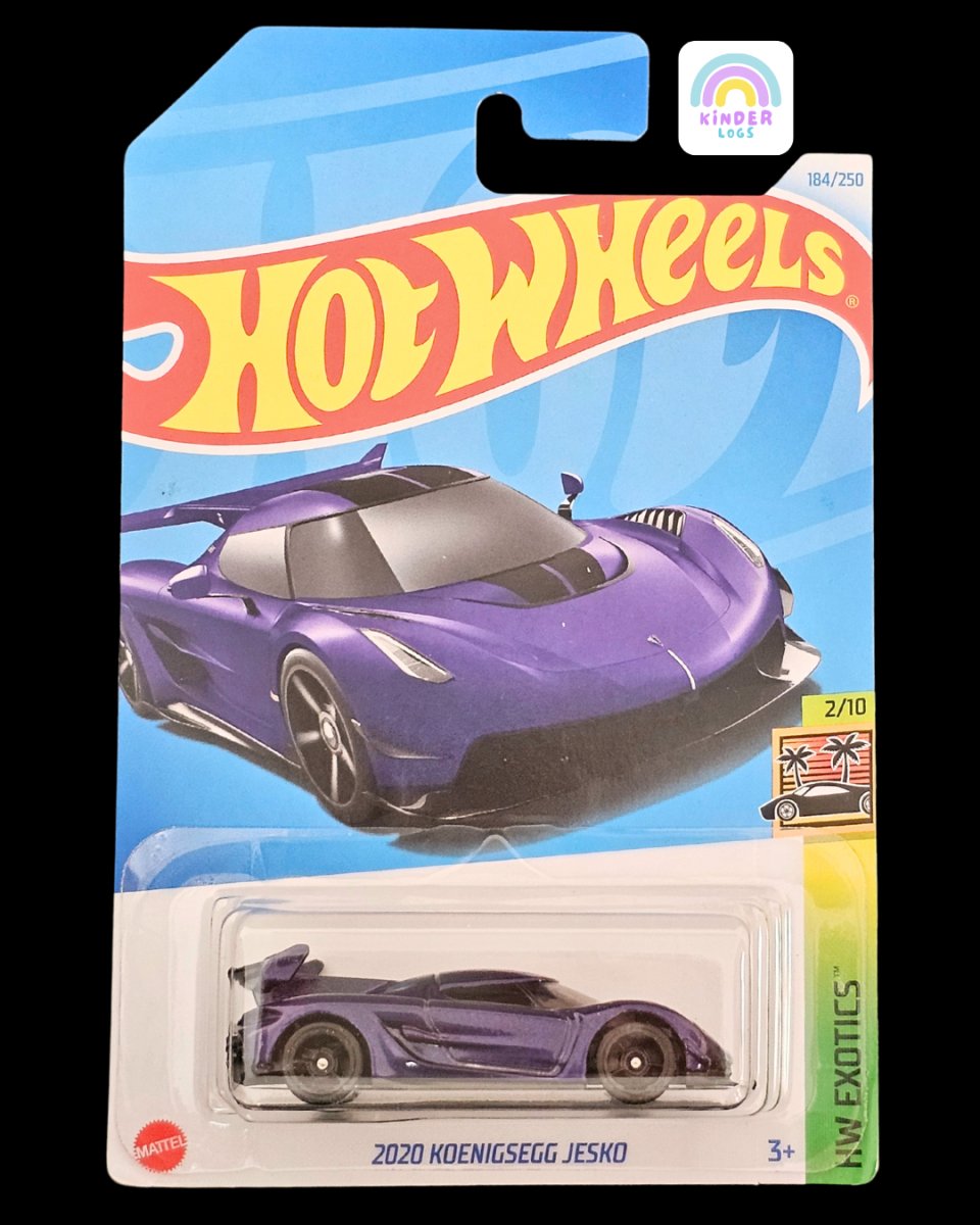 Hot Wheels 2020 Koenigsegg Jesko (K Case) - Kinder Logs
