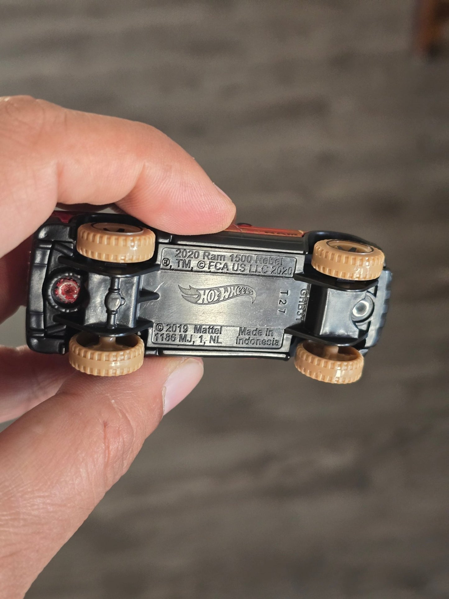 Hot Wheels 2020 RAM Rebel Adventure (Uncarded - New) - Kinder Logs