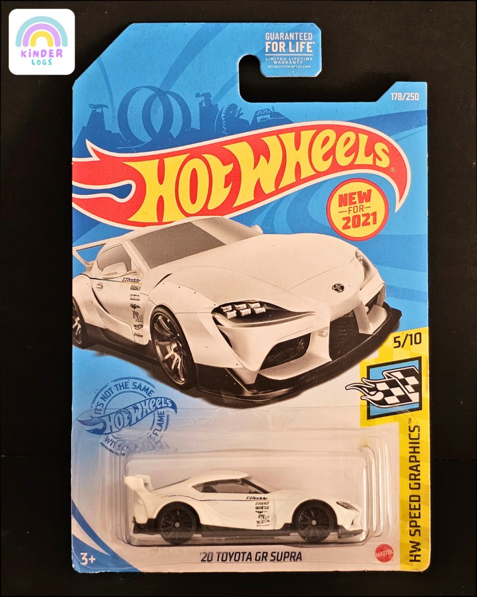 Hot Wheels 2020 Toyota GR Supra - Kinder Logs