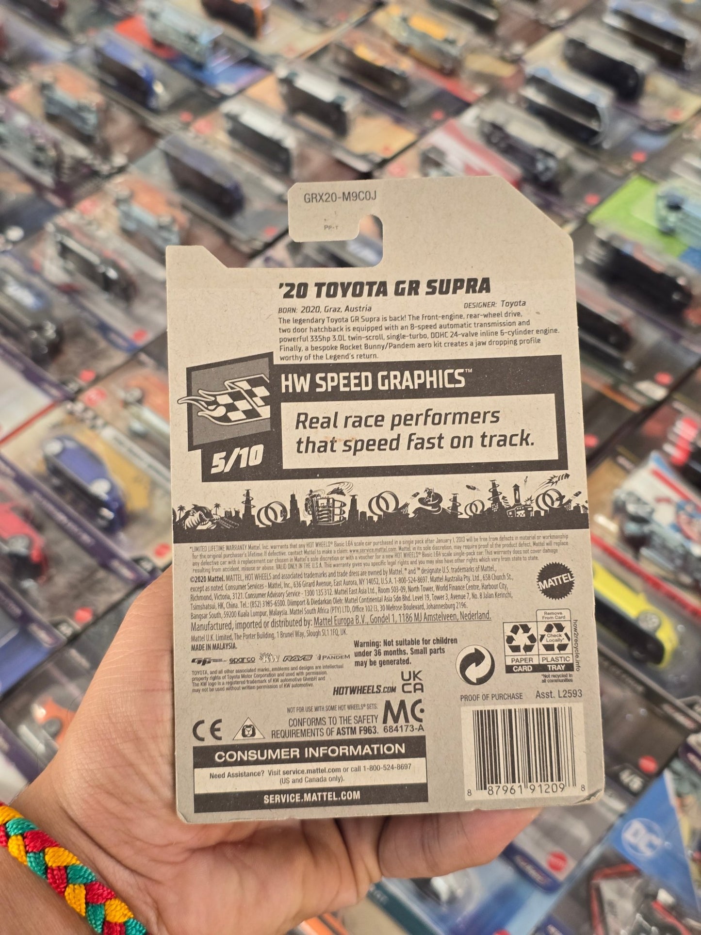 Hot Wheels 2020 Toyota GR Supra GReddy Edition (Imported) - Kinder Logs