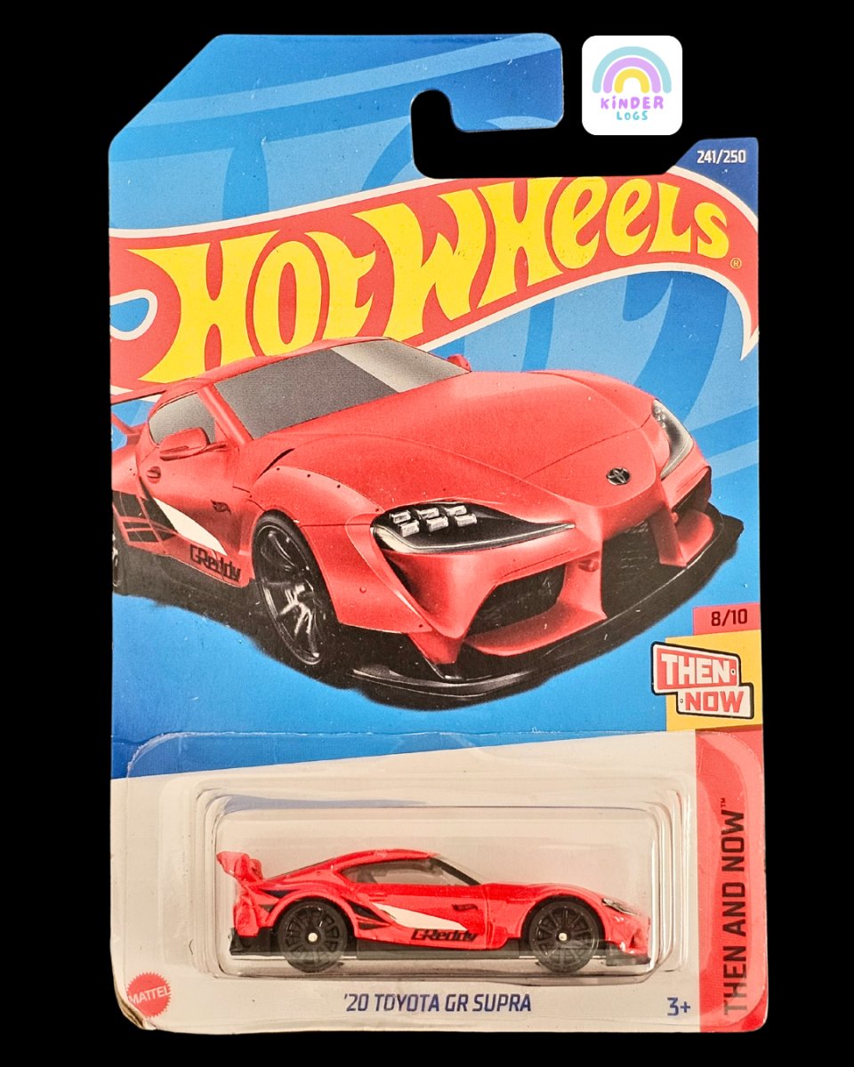 Hot Wheels 2020 Toyota GR Supra - Greddy Red - Kinder Logs