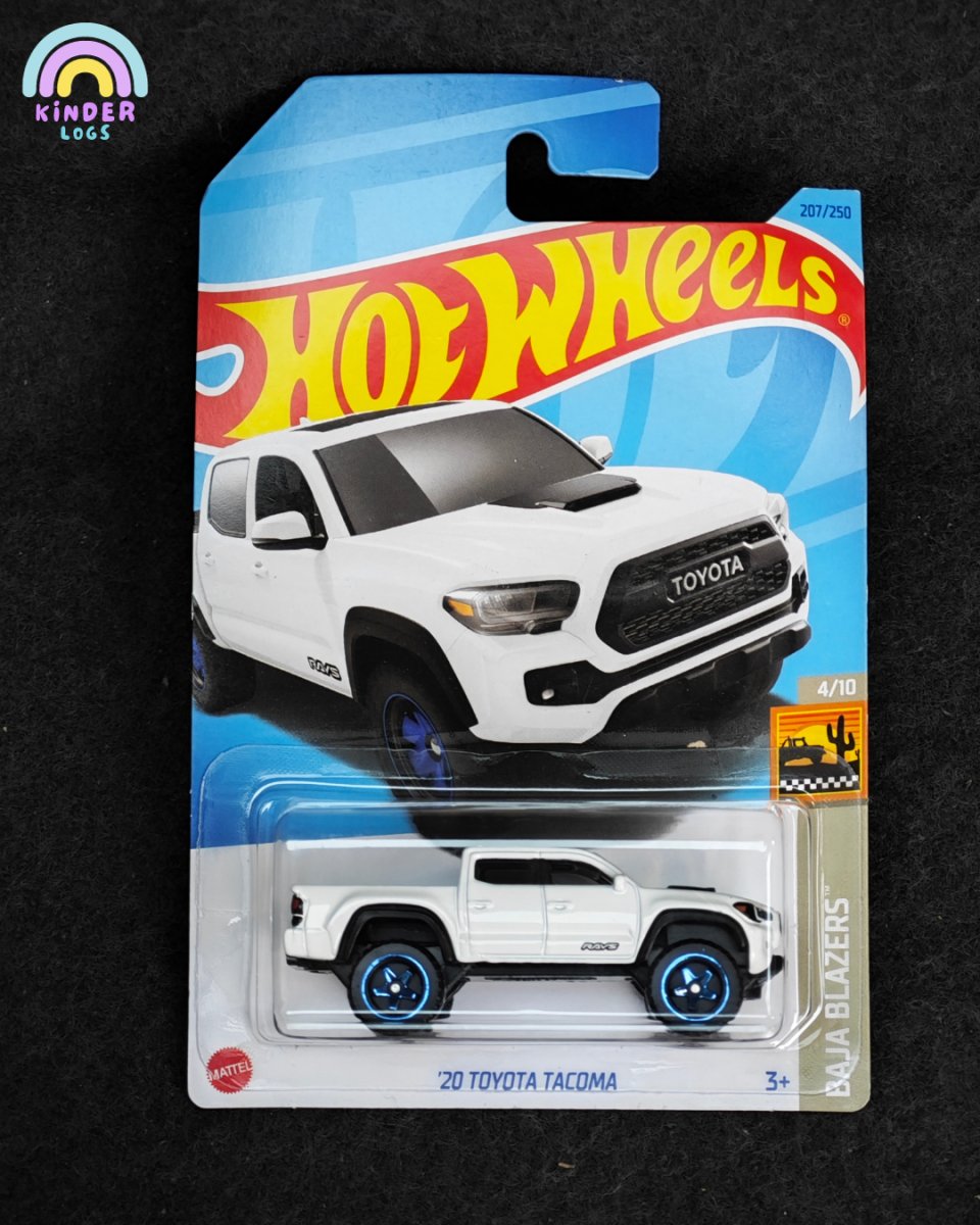Hot Wheels 2020 Toyota Tacoma Pickup Truck - Kinder Logs