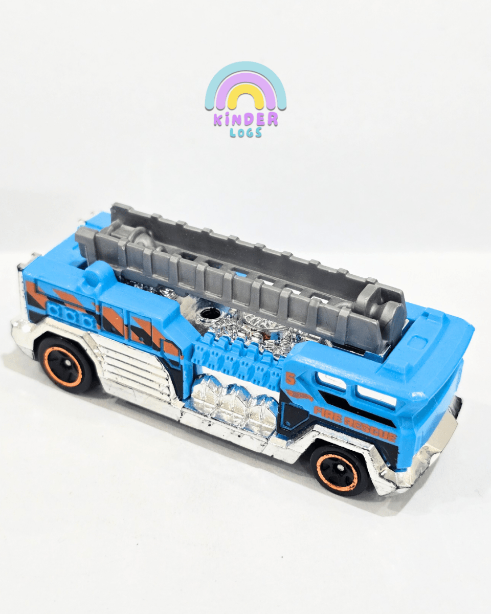 Hot Wheels 5 Alarm Fire Truck (Uncarded) - Kinder Logs
