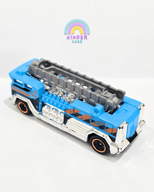 Hot Wheels 5 Alarm Fire Truck (Uncarded) - Kinder Logs