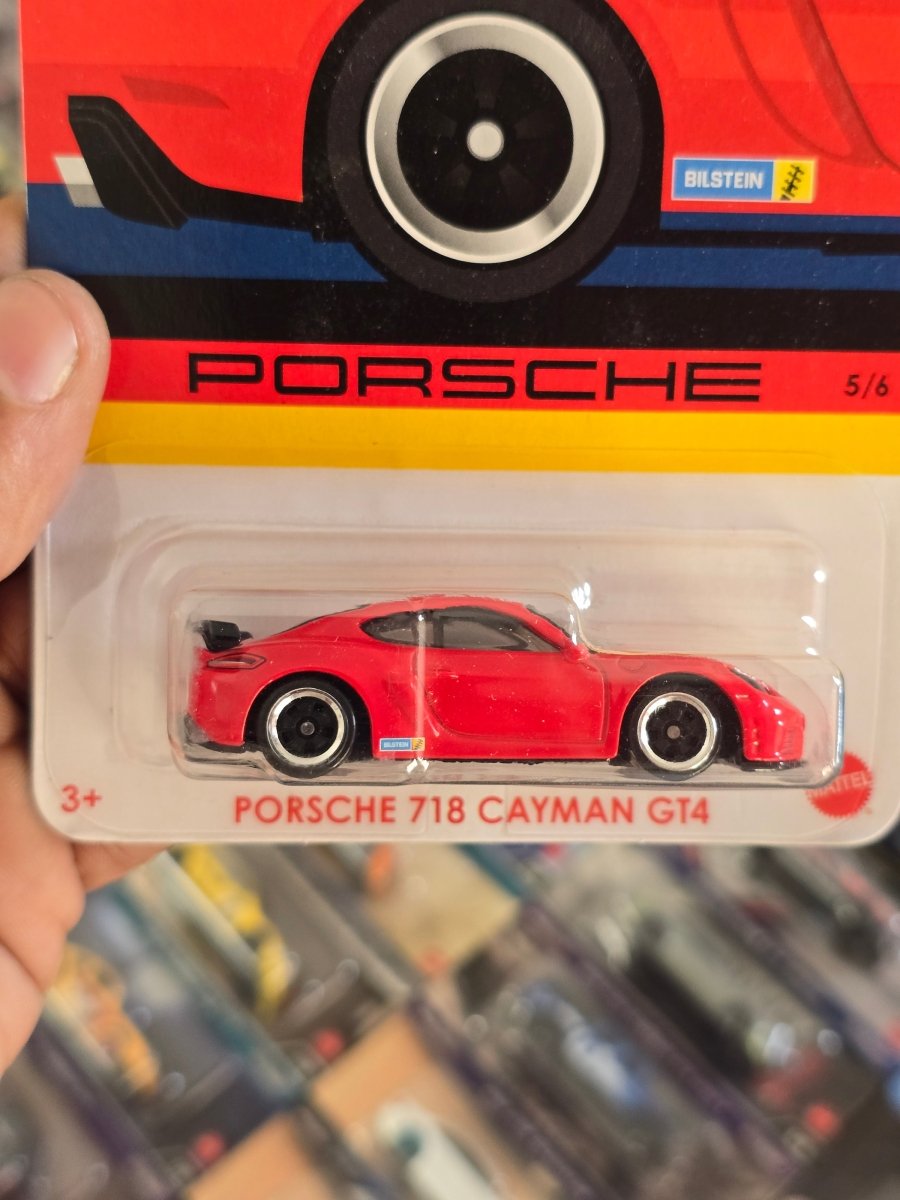 Hot Wheels 718 Cayman GT4 - Porsche Series (Imported) - Kinder Logs
