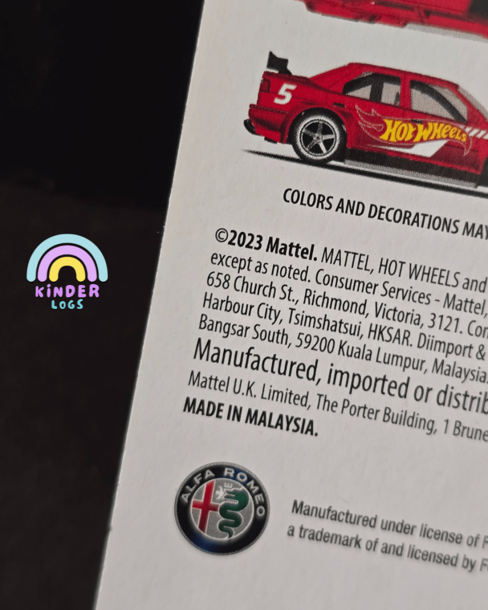 Hot Wheels Alfa Romeo 155 V6 Ti - 2024 Collector Edition - Kinder Logs