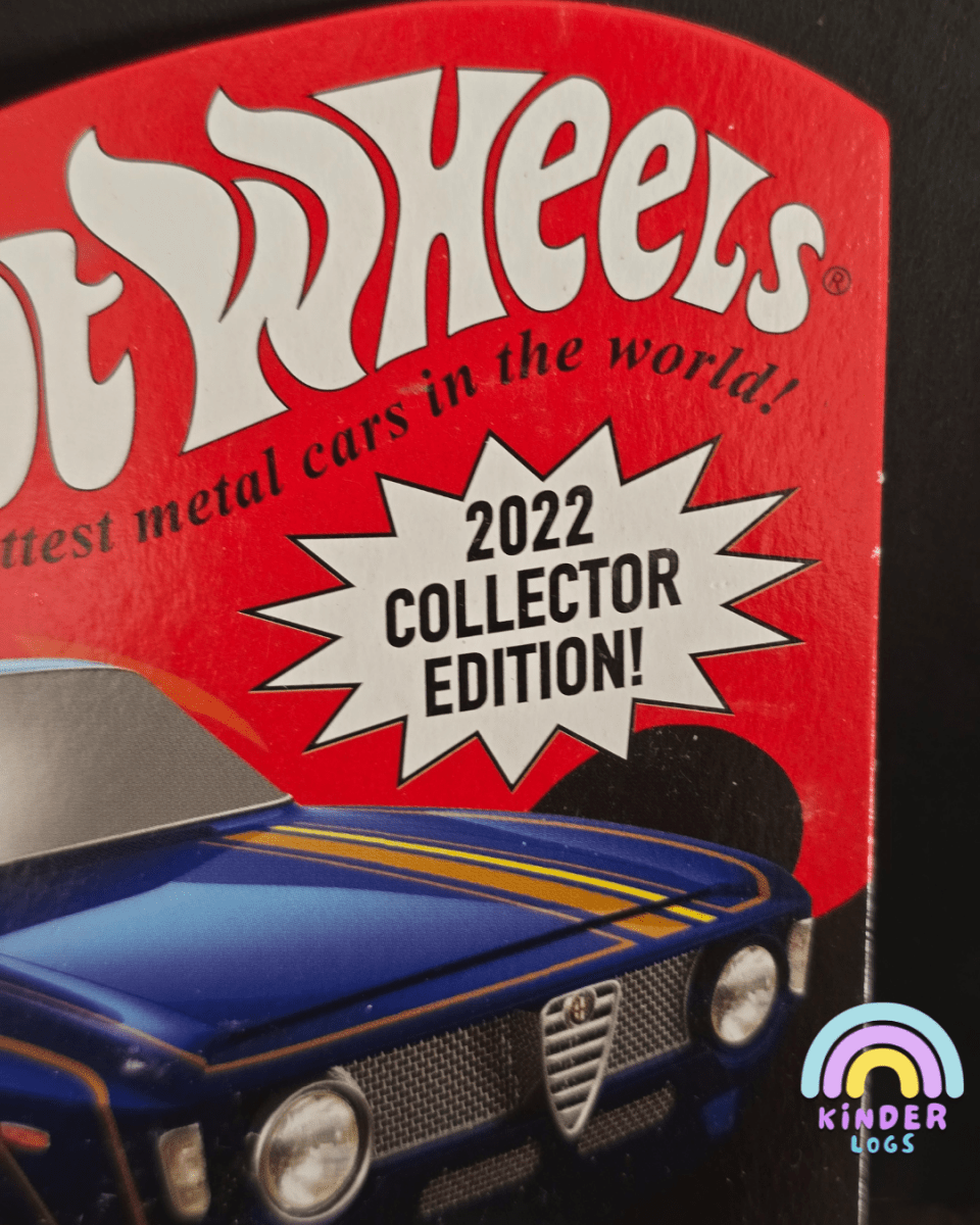 Hot Wheels Alfa Romeo Giulia Sprint GTA - 2022 Collector Edition - Kinder Logs
