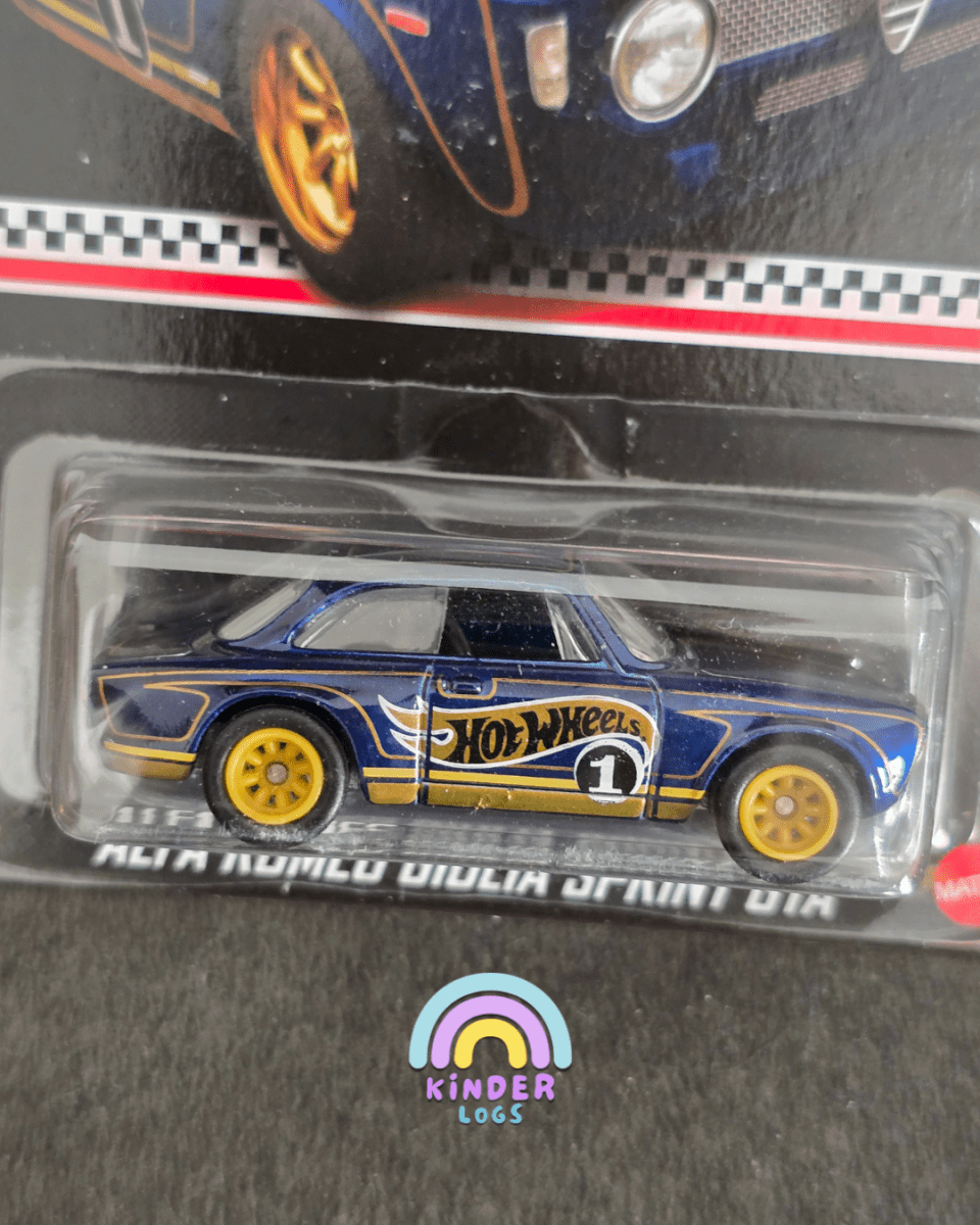 Hot Wheels Alfa Romeo Giulia Sprint GTA - 2022 Collector Edition - Kinder Logs