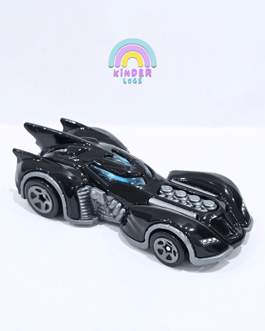 Hot Wheels Arkham Asylum Batmobile 2025 (Uncarded - New) - Kinder Logs