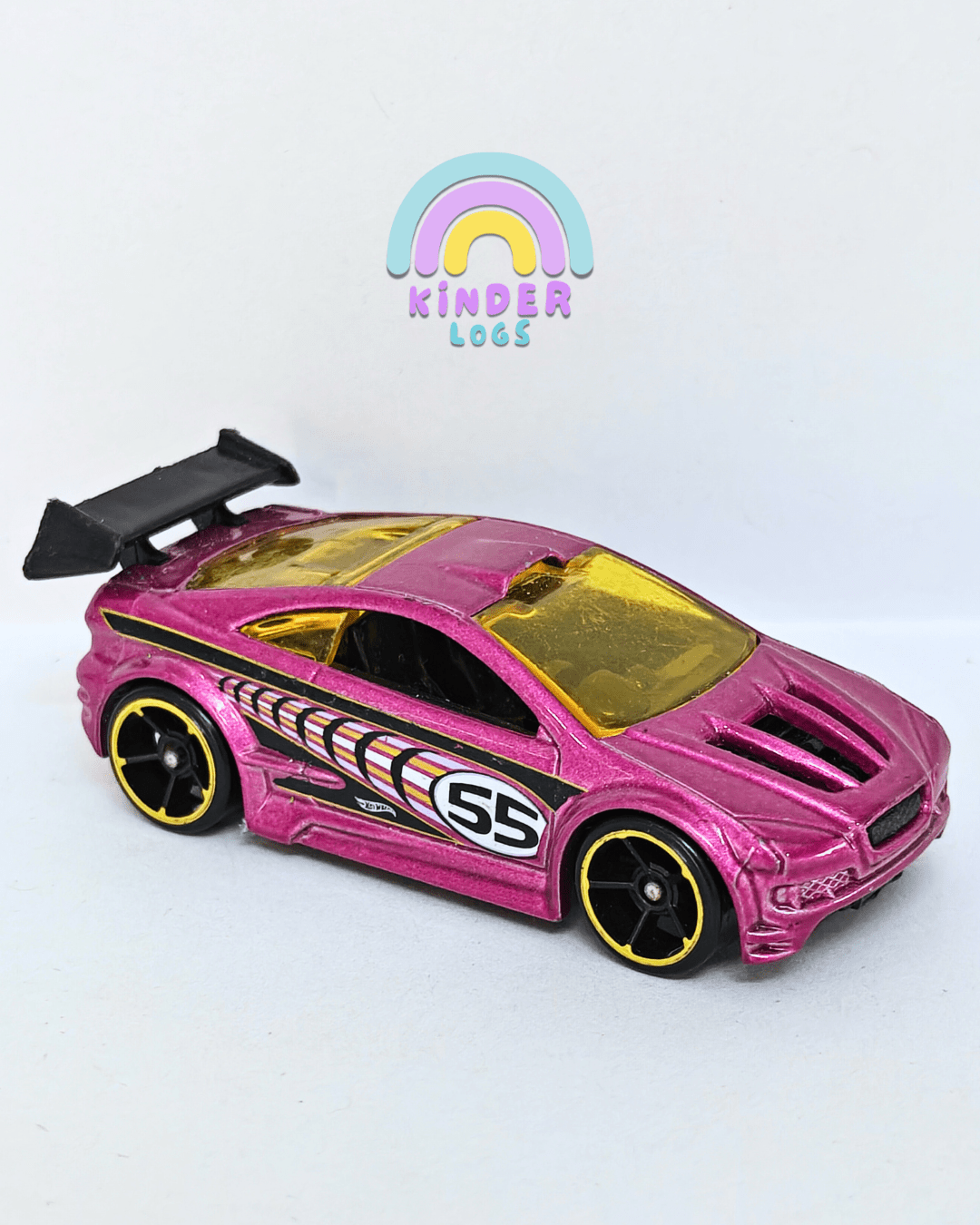 Hot Wheels Asphalt Assault 55 - Purple (Pre - Owned Car) - Kinder Logs