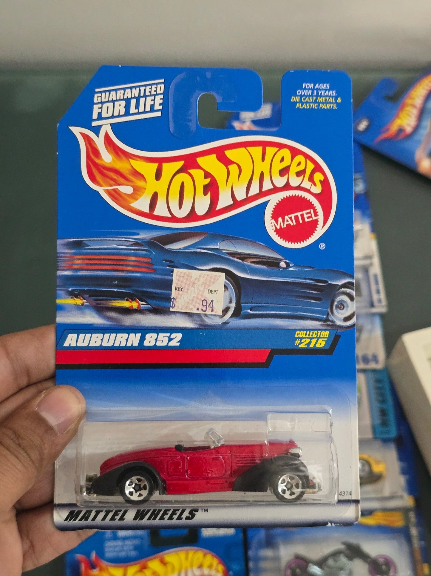 Hot Wheels Auburn 852 - Collector No. 215 - Kinder Logs