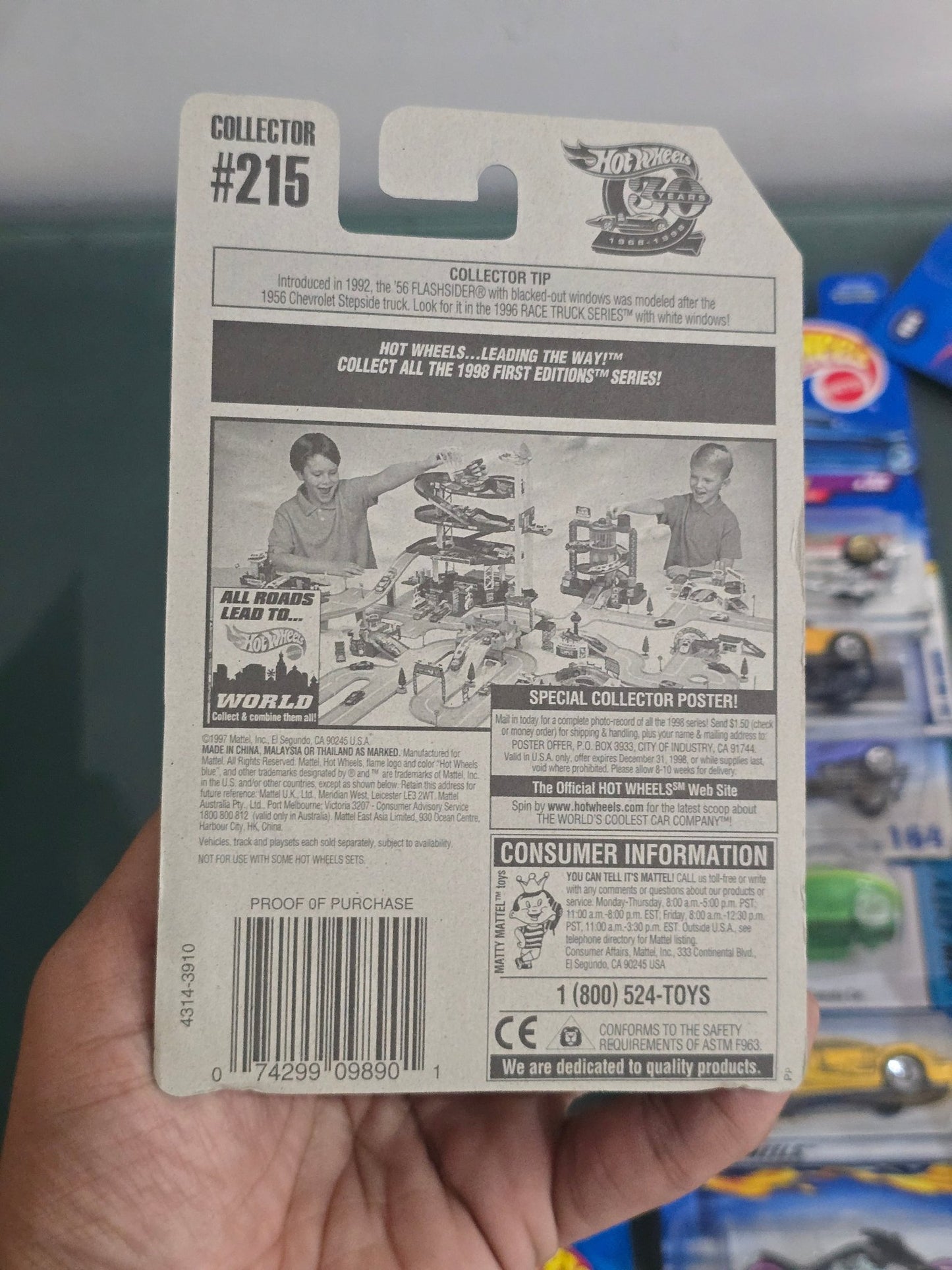 Hot Wheels Auburn 852 - Collector No. 215 - Kinder Logs