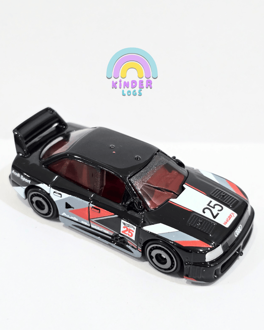 Hot Wheels Audi 90 Quattro - Black (Uncarded - New) - Kinder Logs