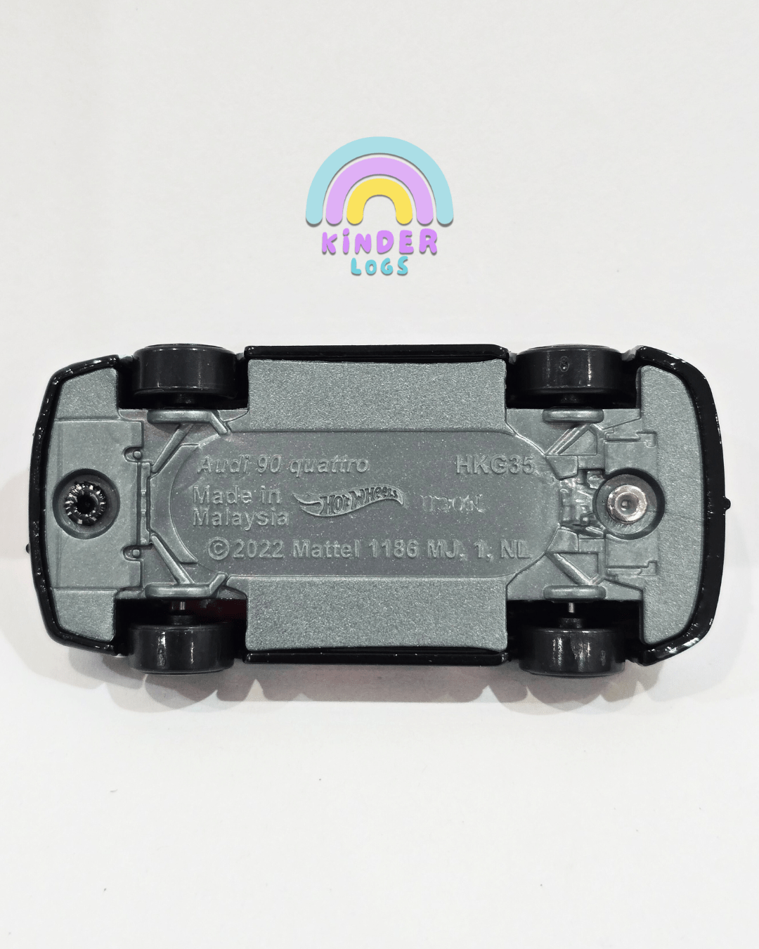 Hot Wheels Audi 90 Quattro - Black (Uncarded - New) - Kinder Logs