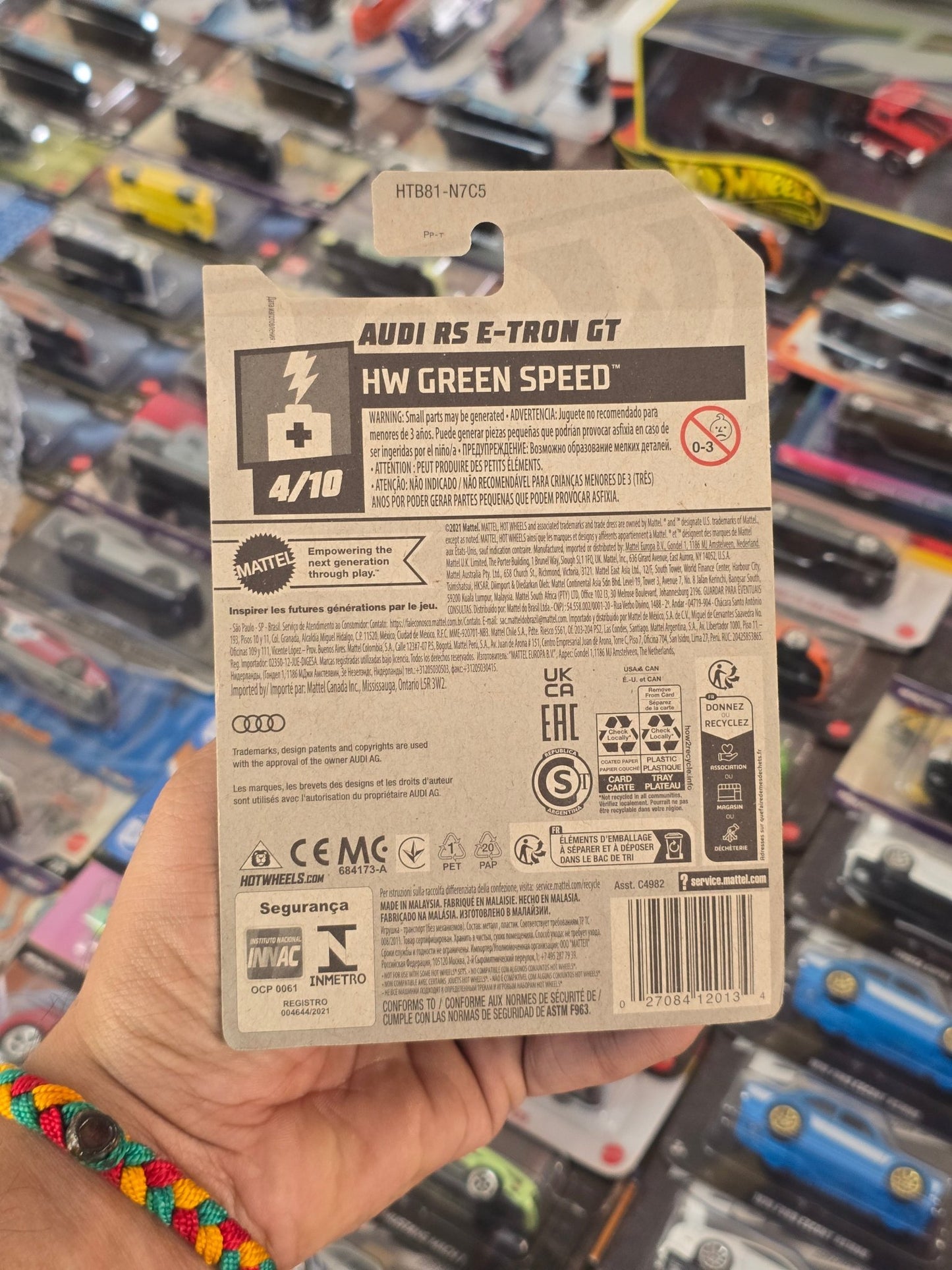 Hot Wheels Audi RS e - Tron GT (Imported) - Kinder Logs