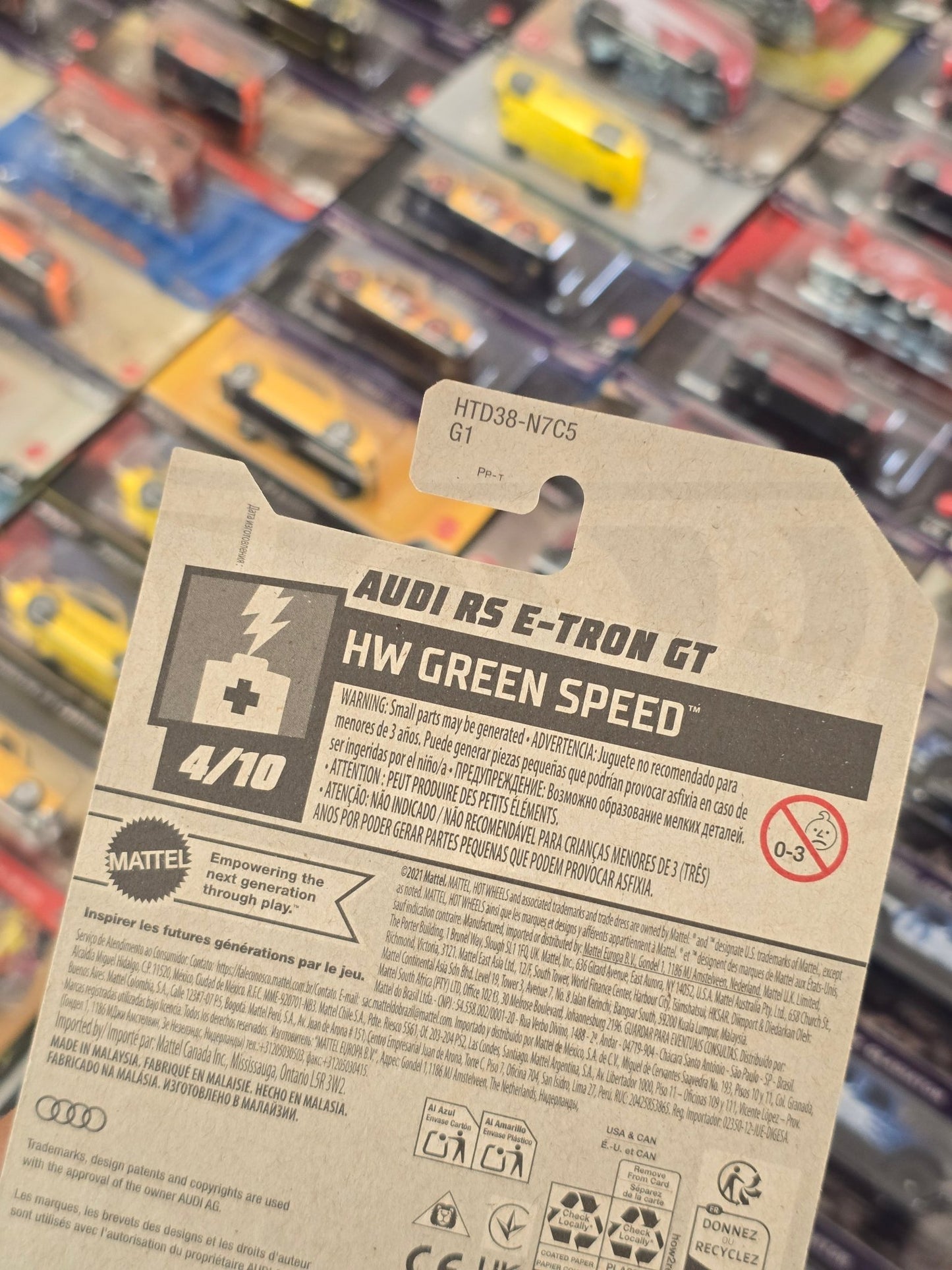 Hot Wheels Audi RS e - Tron GT - New Color - Kinder Logs