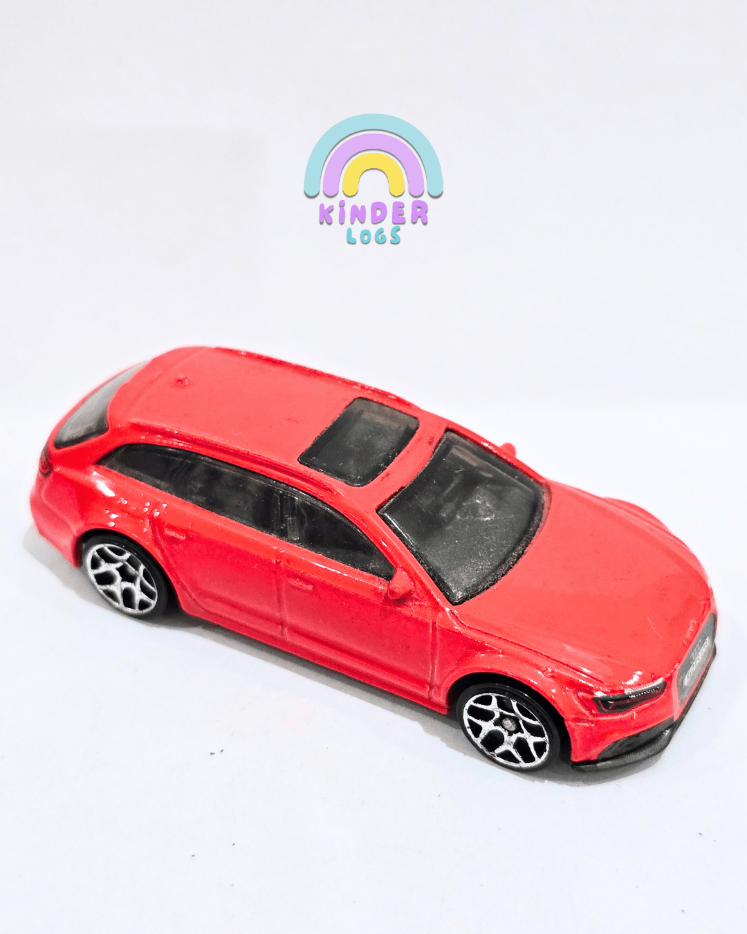 Hot Wheels Audi RS6 Avant - Red (Used Car) - Kinder Logs