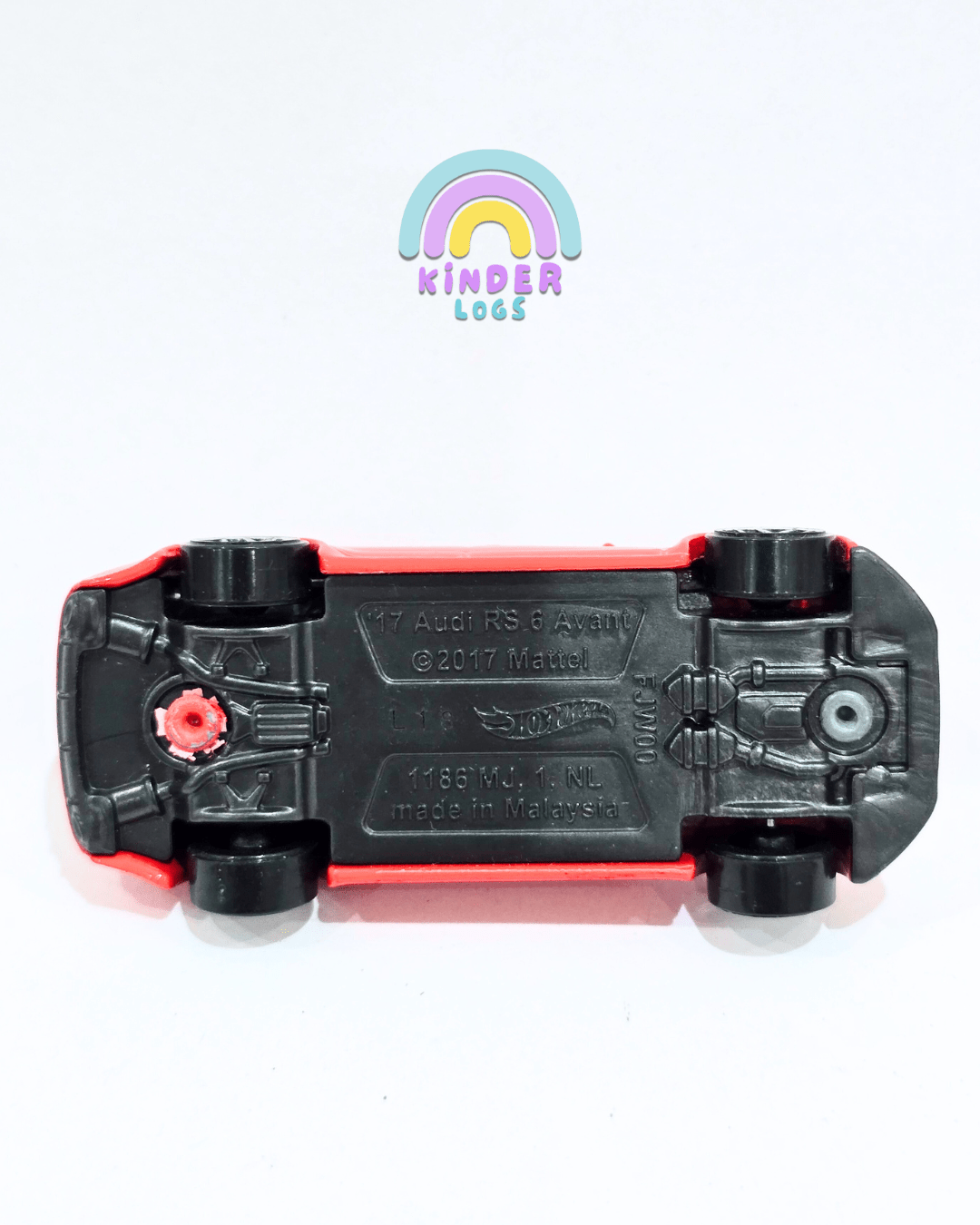 Hot Wheels Audi RS6 Avant - Red (Used Car) - Kinder Logs