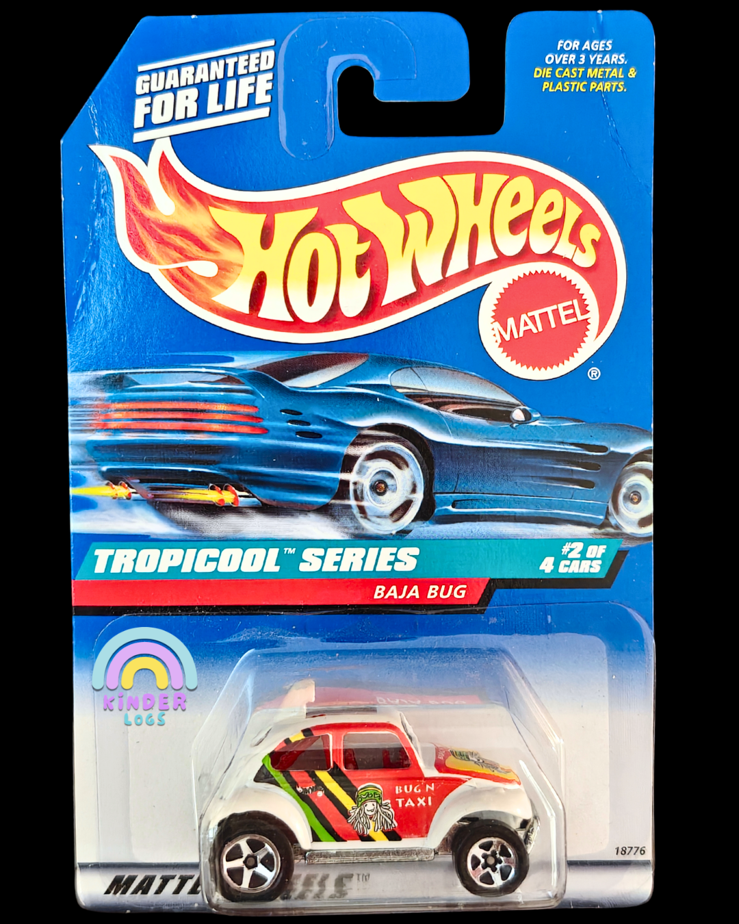 Hot Wheels Baja Bug - Tropicool Series (Imported) - Kinder Logs