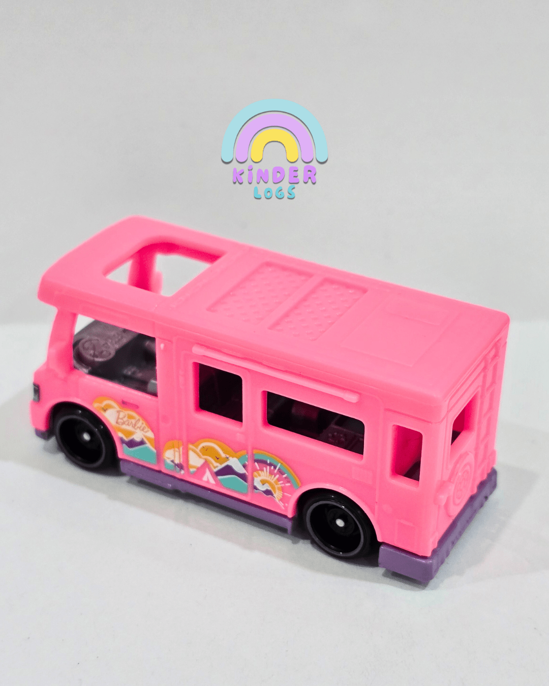 Hot Wheels Barbie Dream Camper - Pink (Uncarded - New) - Kinder Logs