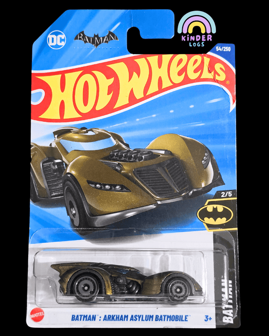 Hot Wheels Batman Arkham Asylum Batmobile (Imported) - Kinder Logs
