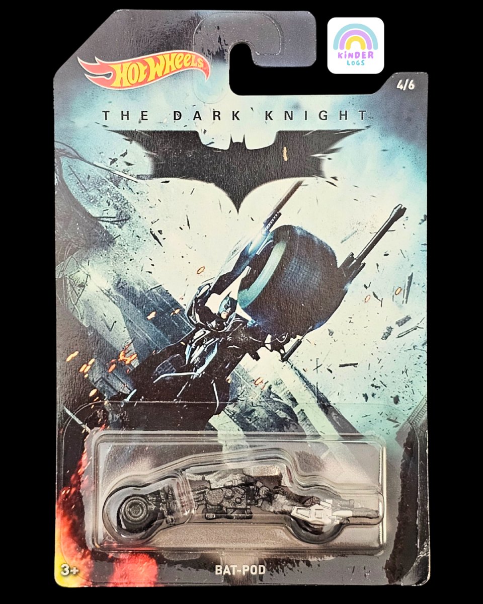 Hot Wheels Batman BAT - POD - The Dark Knight - Kinder Logs