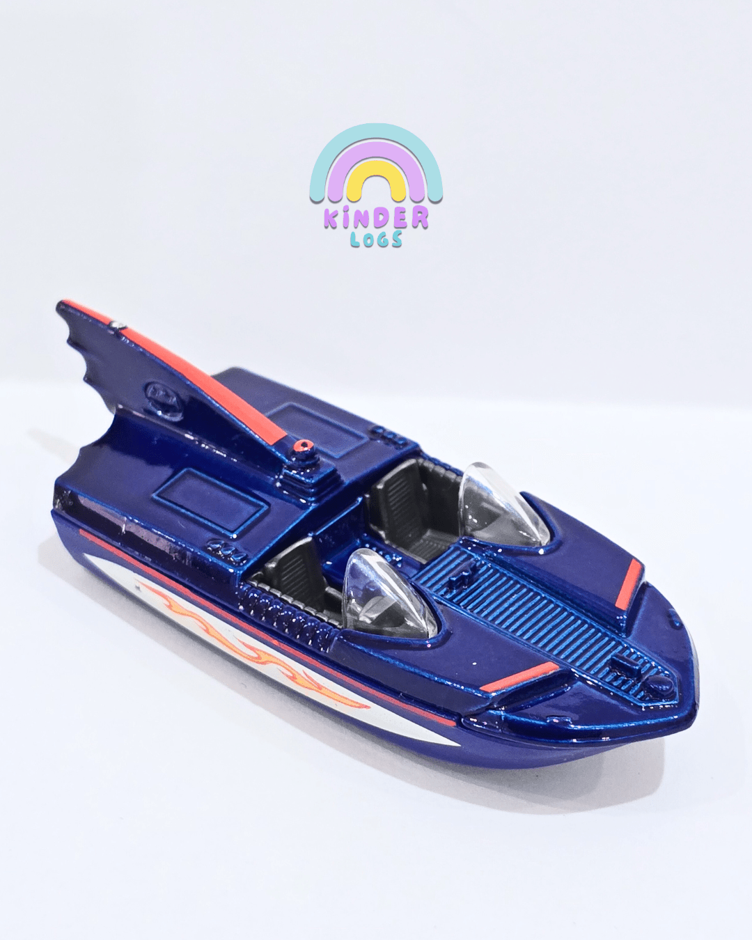 Hot Wheels Batman Batboat (Uncarded) - Kinder Logs