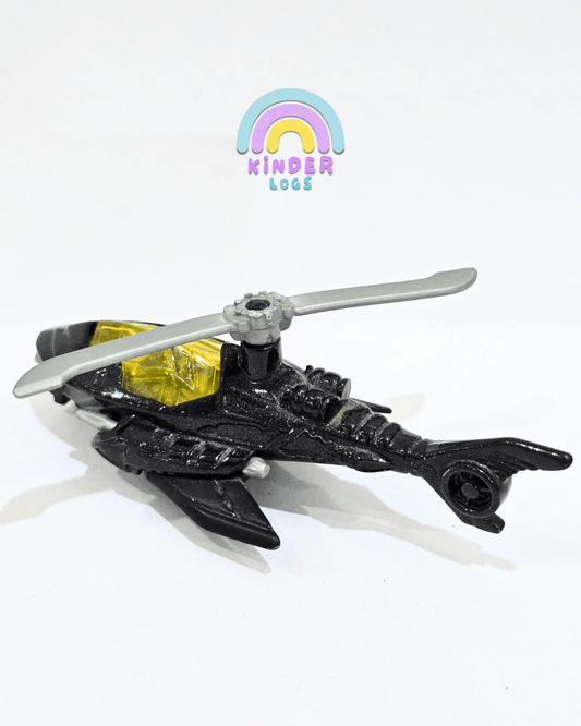 Hot Wheels Batman Batcopter - Black (Used) - Kinder Logs