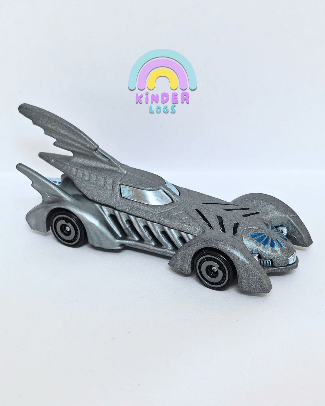 Hot Wheels Batman Forever Batmobile - Grey (Uncarded - New) - Kinder Logs