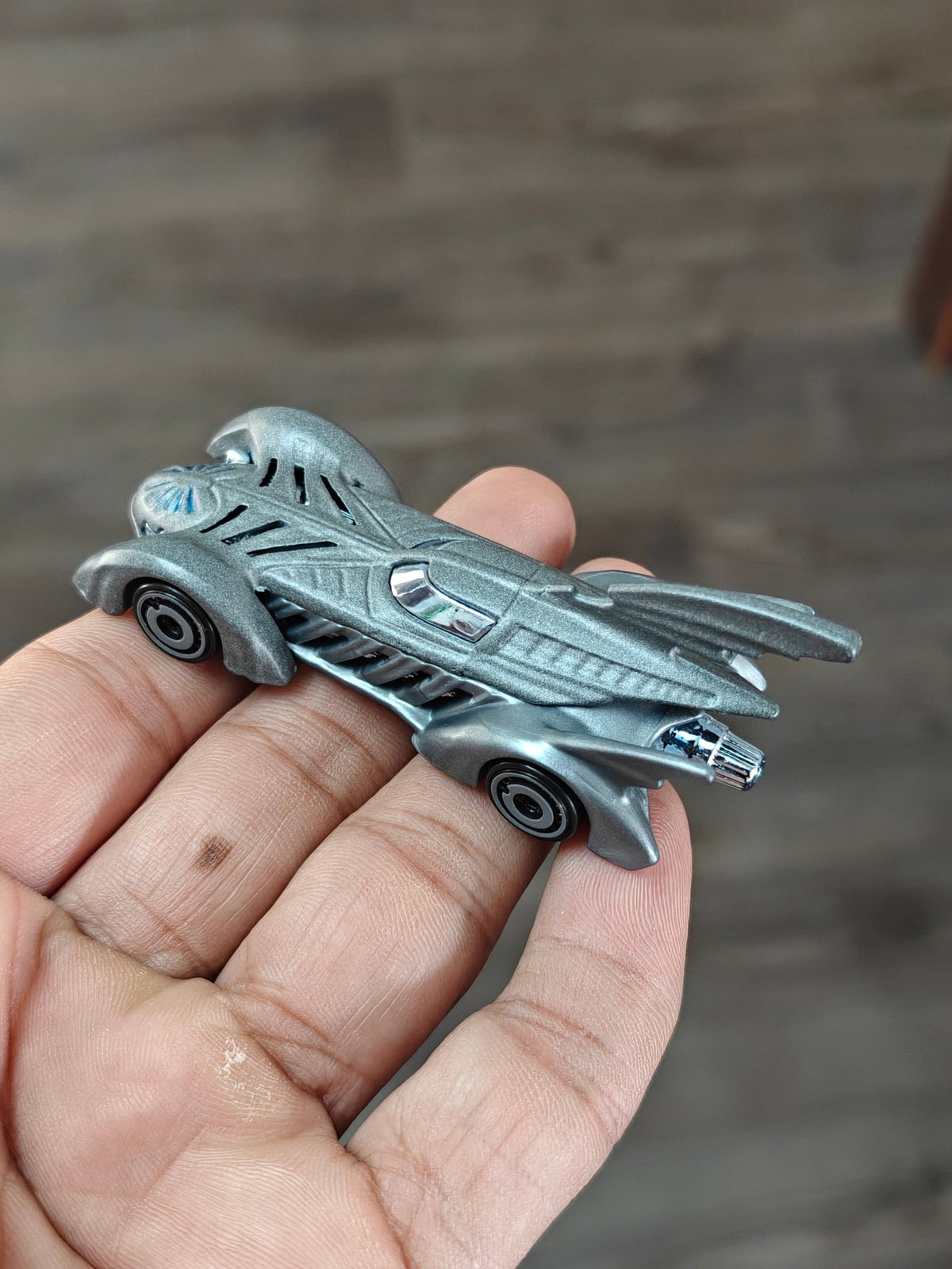 Hot Wheels Batman Forever Batmobile - Grey (Uncarded - New) - Kinder Logs