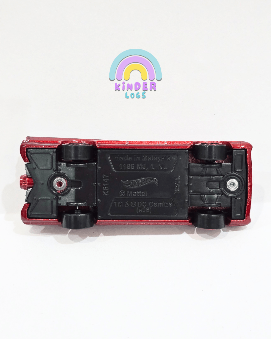 Hot Wheels Batman TV Series Batmobile - Red (Uncarded - New) - Kinder Logs