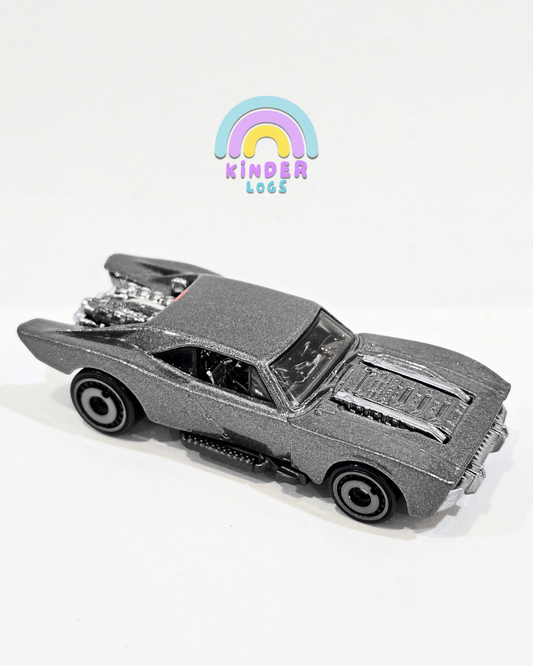 Hot Wheels Batmobile 2026 - Grey (Uncarded - New) - Kinder Logs
