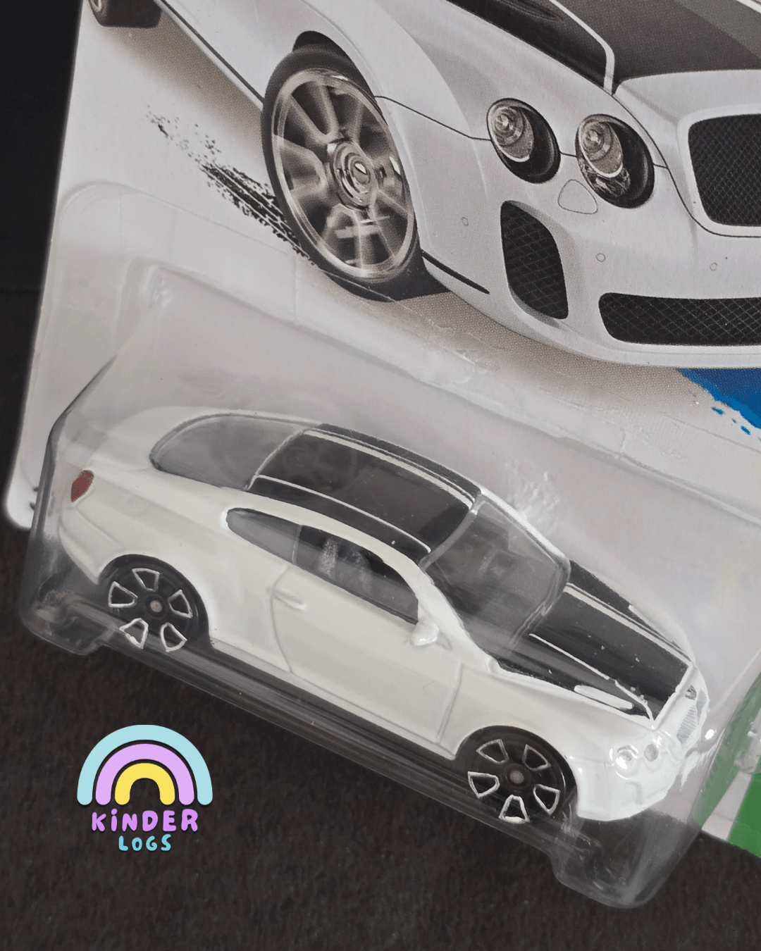 Hot Wheels Bentley Continental Supersports - White (Imported) - Kinder Logs