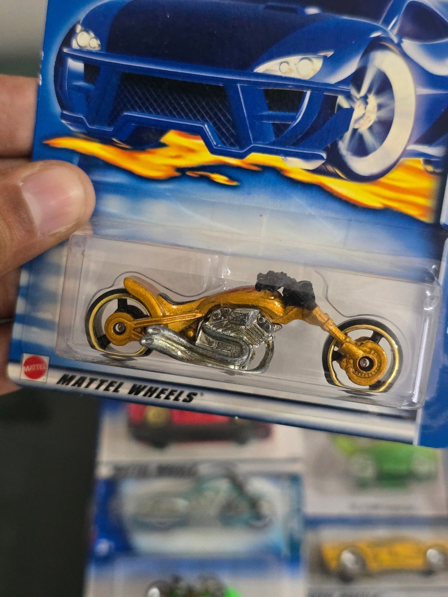 Hot Wheels Blast Lane (Gold) - Collector No. 136 - Kinder Logs