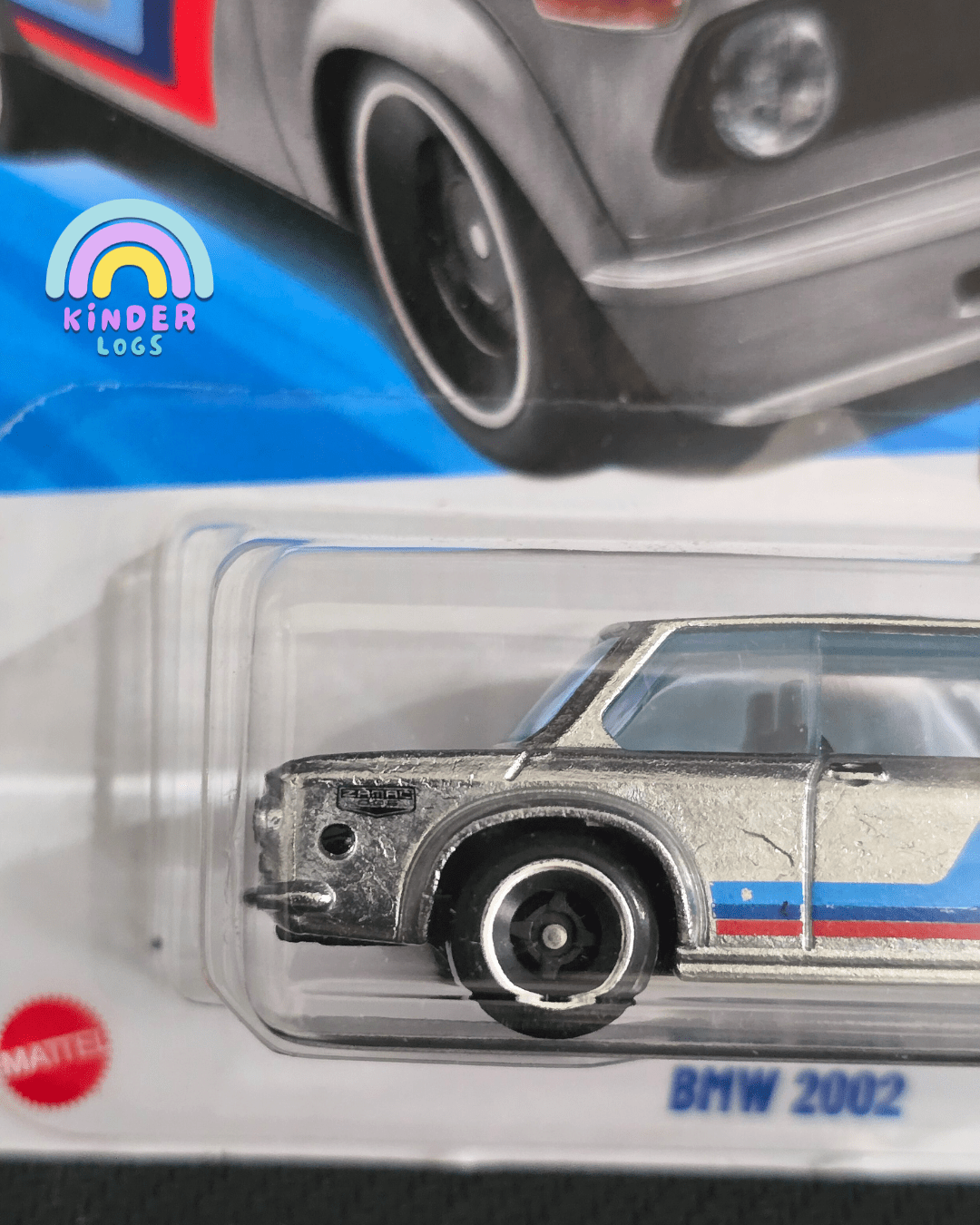 Hot Wheels BMW 2002 - ZAMAC 005 (2025) - Kinder Logs