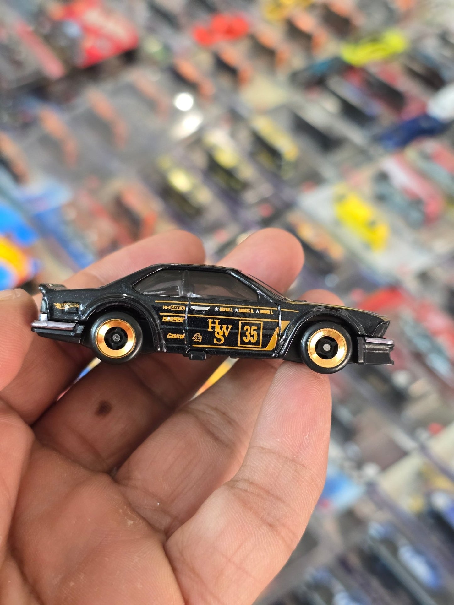 Hot Wheels BMW 635 CSi - Black (Uncarded) - Kinder Logs