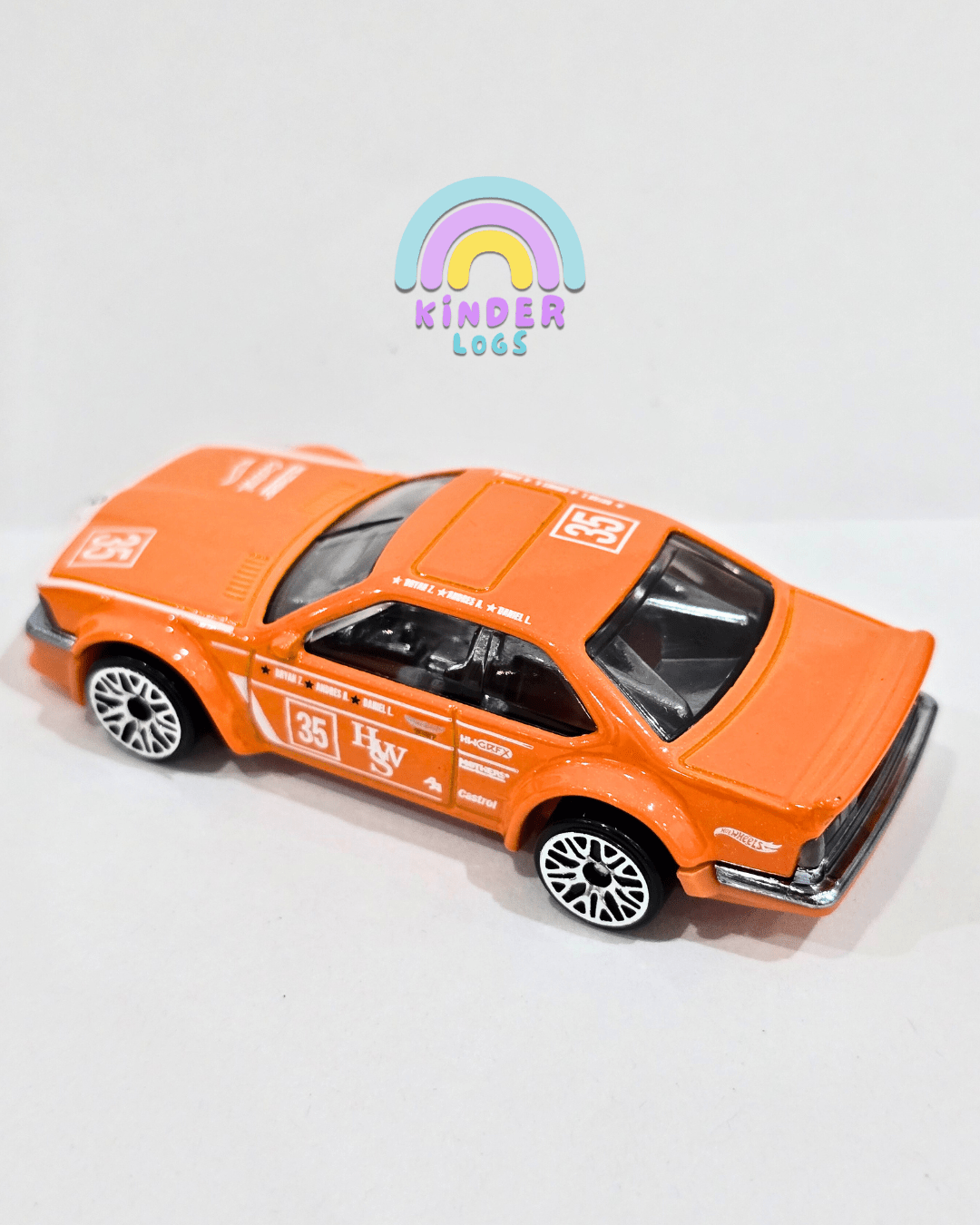 Hot Wheels BMW 635 CSi - Orange (Uncarded - New) - Kinder Logs